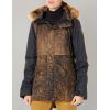Volcom Women’s Fawn Insulated Snowboard Ski Winter Hooded Jacket(Black Combo)