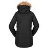 Volcom Women’s Fawn Insulated Snowboard Ski Winter Hooded Jacket(Black S3)