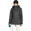 Volcom Women’s Fawn Insulated Snowboard Ski Winter Hooded Jacket(Black S3)