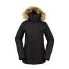 Volcom Women’s Fawn Insulated Snowboard Ski Winter Hooded Jacket(Black S4)
