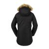 Volcom Women’s Fawn Insulated Snowboard Ski Winter Hooded Jacket(Black S4)
