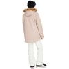 Volcom Women’s Fawn Insulated Snowboard Ski Winter Hooded Jacket(Sand S3)