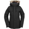 Volcom Women’s Shadow Insulated Snowboard Ski Winter Hooded Jacket(Black)