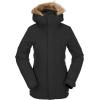 Volcom Women’s Shadow Insulated Snowboard Ski Winter Hooded Jacket(Black S3)