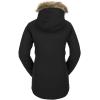 Volcom Women’s Shadow Insulated Snowboard Ski Winter Hooded Jacket(Black S4)