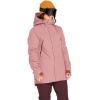 Volcom Women’s Shadow Insulated Snowboard Ski Winter Hooded Jacket(Rosewood S3)