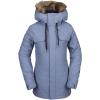 Volcom Women’s Shadow Insulated Snowboard Ski Winter Hooded Jacket(Washed Blue)