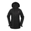 Volcom Women’s Westland Insulated Snowboard Ski Winter Hooded Jacket(Black S4)