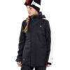 Volcom Women’s Westland Insulated Snowboard Ski Winter Hooded Jacket(Black S4)