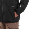 Volcom mens 2836 Insulated Snowboard Jacket(Black White)