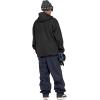 Volcom mens Arthur Longo 20k Pullover Anarok Hooded Snowboard Jacket(Black)