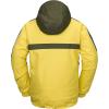 Volcom mens Arthur Longo 20k Pullover Anarok Hooded Snowboard Jacket(Dark Yellow S5)