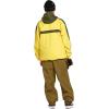 Volcom mens Arthur Longo 20k Pullover Anarok Hooded Snowboard Jacket(Dark Yellow S5)