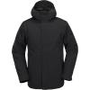 Volcom mens Brighton Hooded Snowboard Ski Winter Jacket(Black Out)