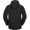 Volcom mens Brighton Hooded Snowboard Ski Winter Jacket(Black Out)