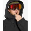 Volcom mens Brighton Hooded Snowboard Ski Winter Jacket(Black Out)