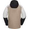 Volcom mens Brighton Hooded Snowboard Ski Winter Jacket(Chestnut Brown)