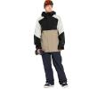Volcom mens Brighton Hooded Snowboard Ski Winter Jacket(Chestnut Brown)