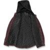 Volcom mens Field Insulated Flannel Hooded Snowboard Shirt Jacket(Black Plaid S3)