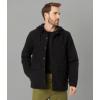 Volcom mens Field Insulated Flannel Hooded Snowboard Shirt Jacket(Black S4)
