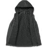 Volcom mens Field Insulated Flannel Hooded Snowboard Shirt Jacket(Heather Black S5)