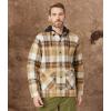 Volcom mens Field Insulated Flannel Hooded Snowboard Shirt Jacket(Khakiest S4)