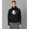 Volcom mens Hydro Hooded Fleece Riding Hoodie(Black S4)