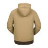 Volcom mens Hydro Hooded Fleece Riding Hoodie(Dark Khaki)
