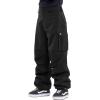 Volcom mens Nwrk Baggy Cargo Snowboard Ski Pant(Black White)