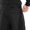 Volcom mens Nwrk Baggy Cargo Snowboard Ski Pant(Black White)