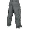 Volcom mens Nwrk Baggy Cargo Snowboard Ski Pant(Charcoal)