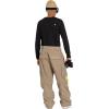 Volcom mens Nwrk Baggy Cargo Snowboard Ski Pant(Chestnut Brown)