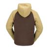 Volcom mens Polar Fleece Hooded 1/2 Zip Snowboard Ski Baselayer(Dark Khaki S4)