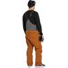 Volcom mens Roan Bib Overall Snowboard Pant(Caramel)