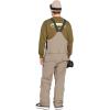 Volcom mens Roan Bib Overall Snowboard Pant(Chestnut Brown)