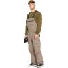 Volcom mens Roan Bib Overall Snowboard Pant(Chestnut Brown)