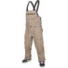 Volcom mens Roan Bib Overall Snowboard Pant(Chestnut Brown)