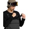 Volcom mens Roan Bib Overall Snowboard Pant(Dark Grey)