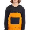 Volcom mens Roan Bib Overall Snowboard Pant(Gold)
