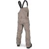 Volcom mens Roan Bib Overall Snowboard Pant(Teak)