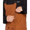 Volcom mens V.co Sparta Bib Overalls Snowboard Pant – 15k Waterproof 2-layer Fabric(Caramel)