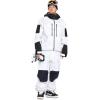 Volcom mens Wfo Insulated Snowboard Ski Baggy Fit Winter Jacket(White Camo S5)
