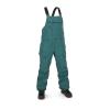 Volcom womens Creston Stretch Snowboard Ski Bib Overall Snowpant(Balsam S4)