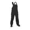 Volcom womens Creston Stretch Snowboard Ski Bib Overall Snowpant(Black S4)