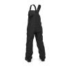 Volcom womens Creston Stretch Snowboard Ski Bib Overall Snowpant(Black S4)