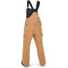 Volcom womens Creston Stretch Snowboard Ski Bib Overall Snowpant(Caramel S3)