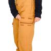 Volcom womens Creston Stretch Snowboard Ski Bib Overall Snowpant(Caramel S3)