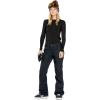 Volcom womens Genus Slim Fit Stretch Snowboard Ski Pant(Black S5)
