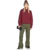 Volcom womens Genus Slim Fit Stretch Snowboard Ski Pant(Ivy)