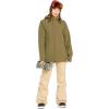 Volcom womens Genus Slim Fit Stretch Snowboard Ski Pant(Sand S5)
